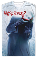 The Dark Knight Joker Why So Serious? DC Comics T-Shirt product image 1