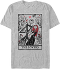 The Lovers Tarot Card Nightmare Before Christmas T-Shirt product image 1