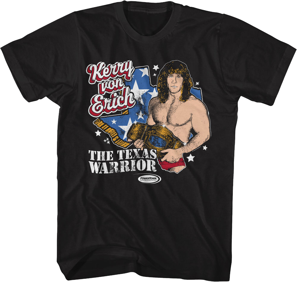 The Texas Warrior Kerry Von Erich T-Shirt product image 1
