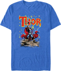 Thor Space Pose Marvel Comics T-Shirt product image 1