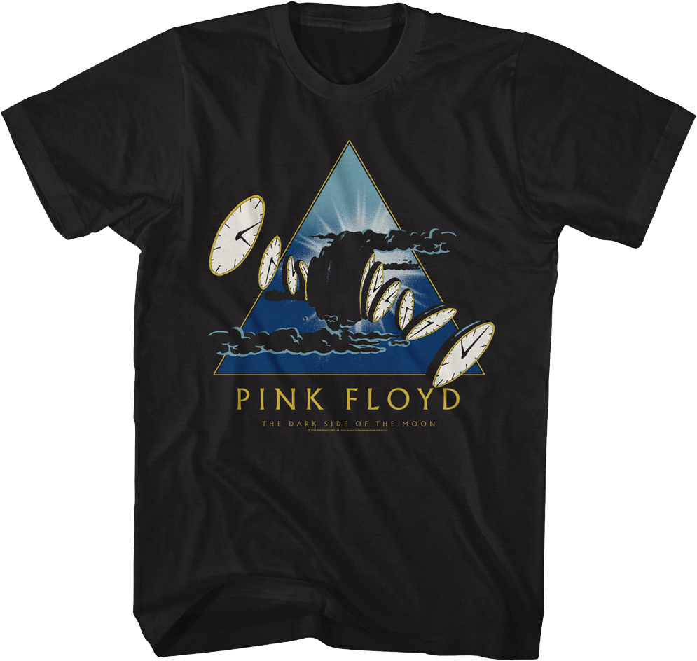 Time Dark Side of the Moon Pink Floyd T-Shirt product image 1