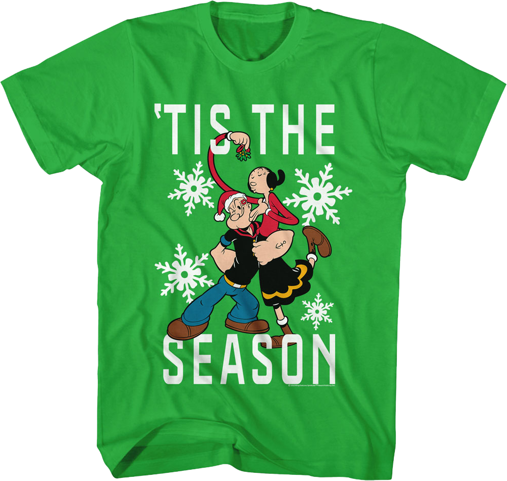 'Tis The Season Popeye T-Shirt product image 1