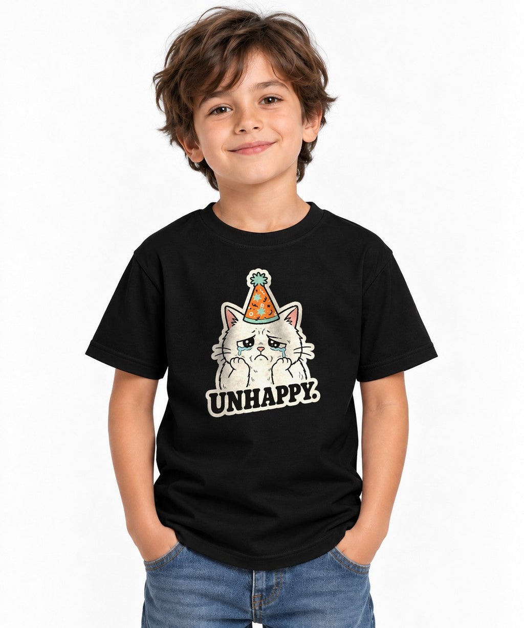 Unhappy Birthday Cat
