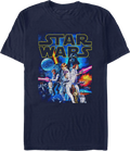 Vintage 1977 Poster Star Wars Episode IV T-Shirt