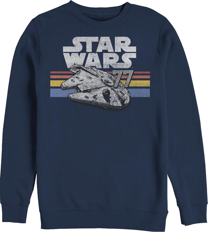 Vintage 77 Millennium Falcon Star Wars Sweatshirt product image 1