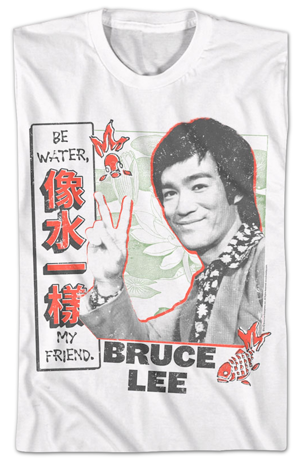 Vintage Be Water My Friend Bruce Lee T-Shirt product image 2