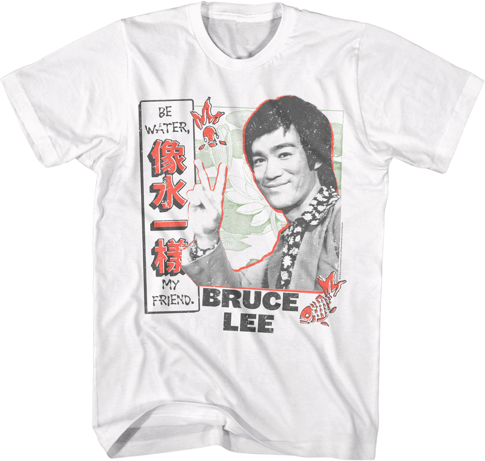 Vintage Be Water My Friend Bruce Lee T-Shirt product image 1
