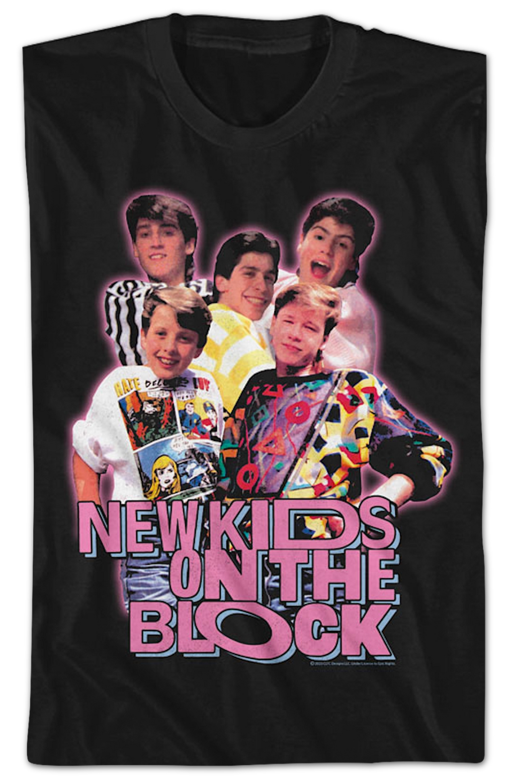 Vintage Group Photo New Kids On The Block T-Shirt product image 2