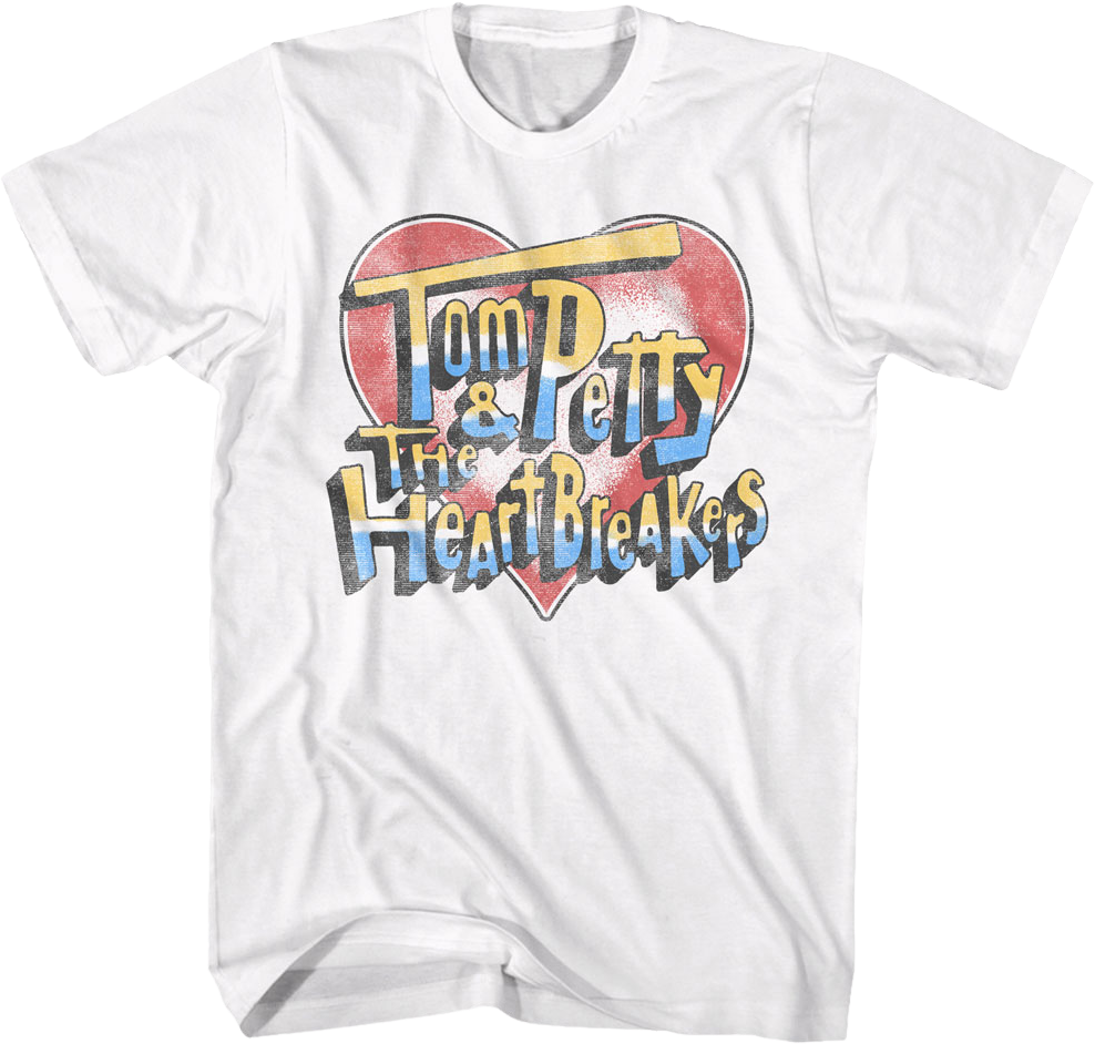 Vintage Heart Tom Petty & The Heartbreakers T-Shirt product image 1