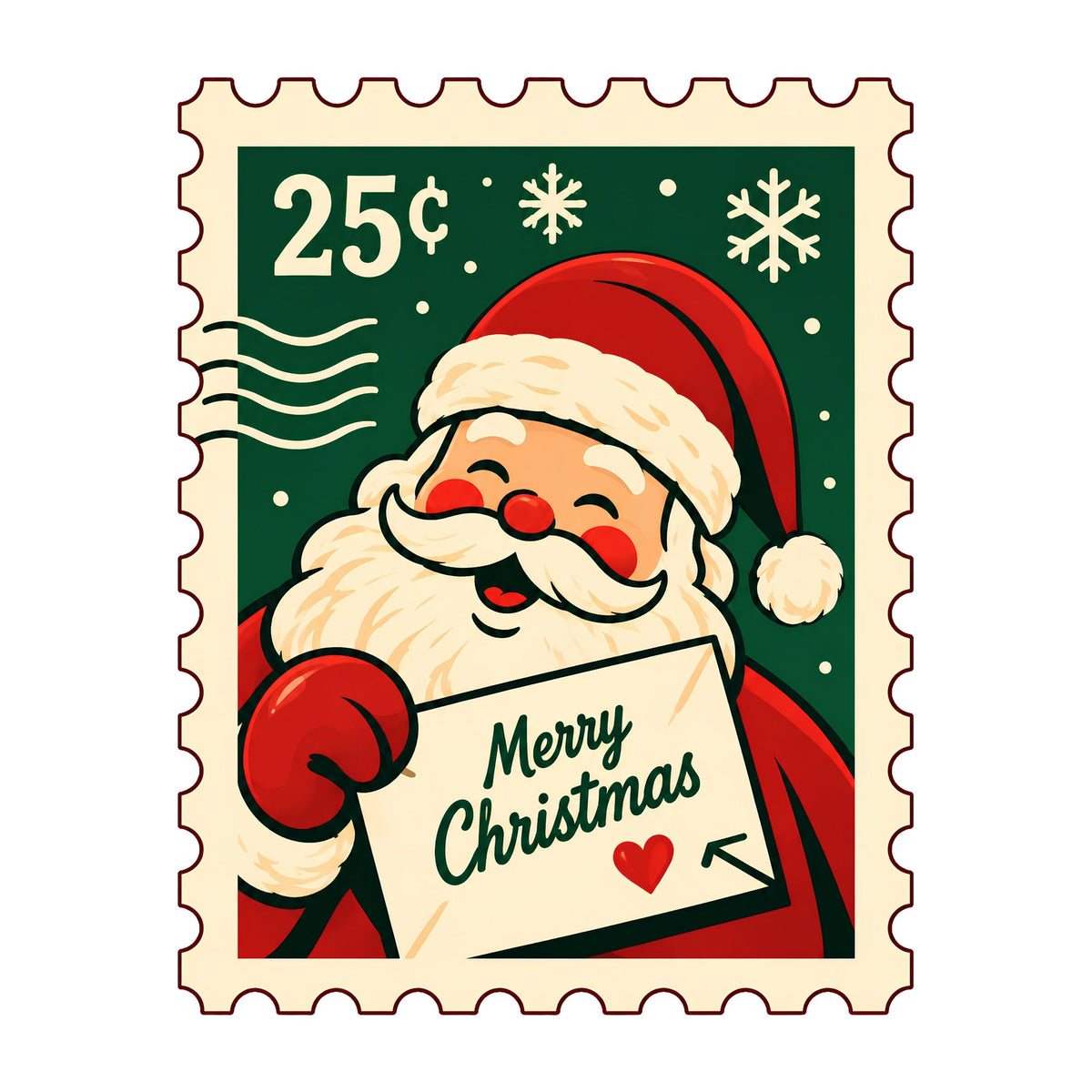 Vintage Santa Stamp product image 3