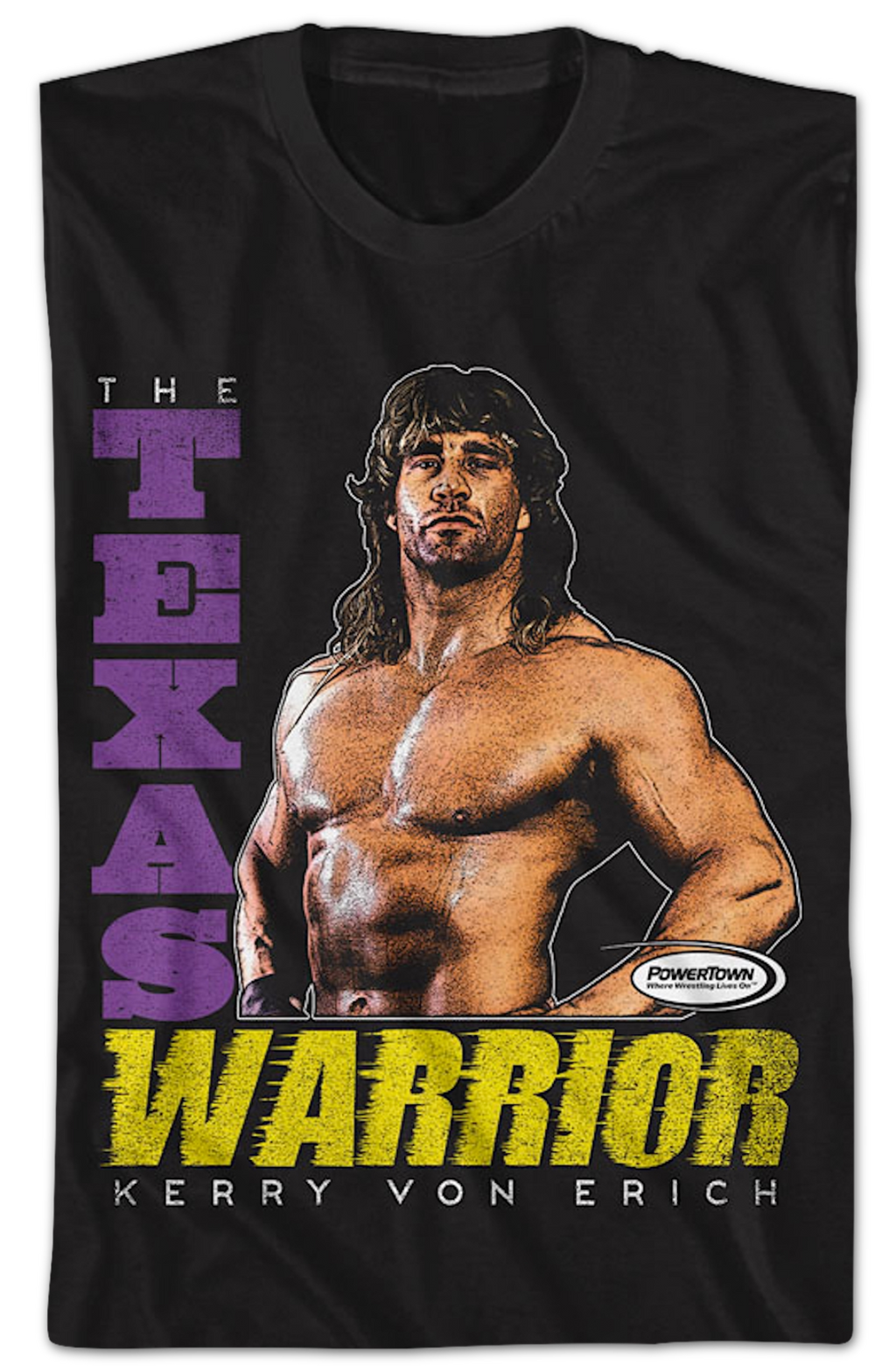 Vintage Texas Warrior Kerry Von Erich T-Shirt product image 2
