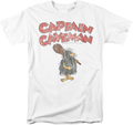 Vintage White Captain Caveman T-Shirt product image 1