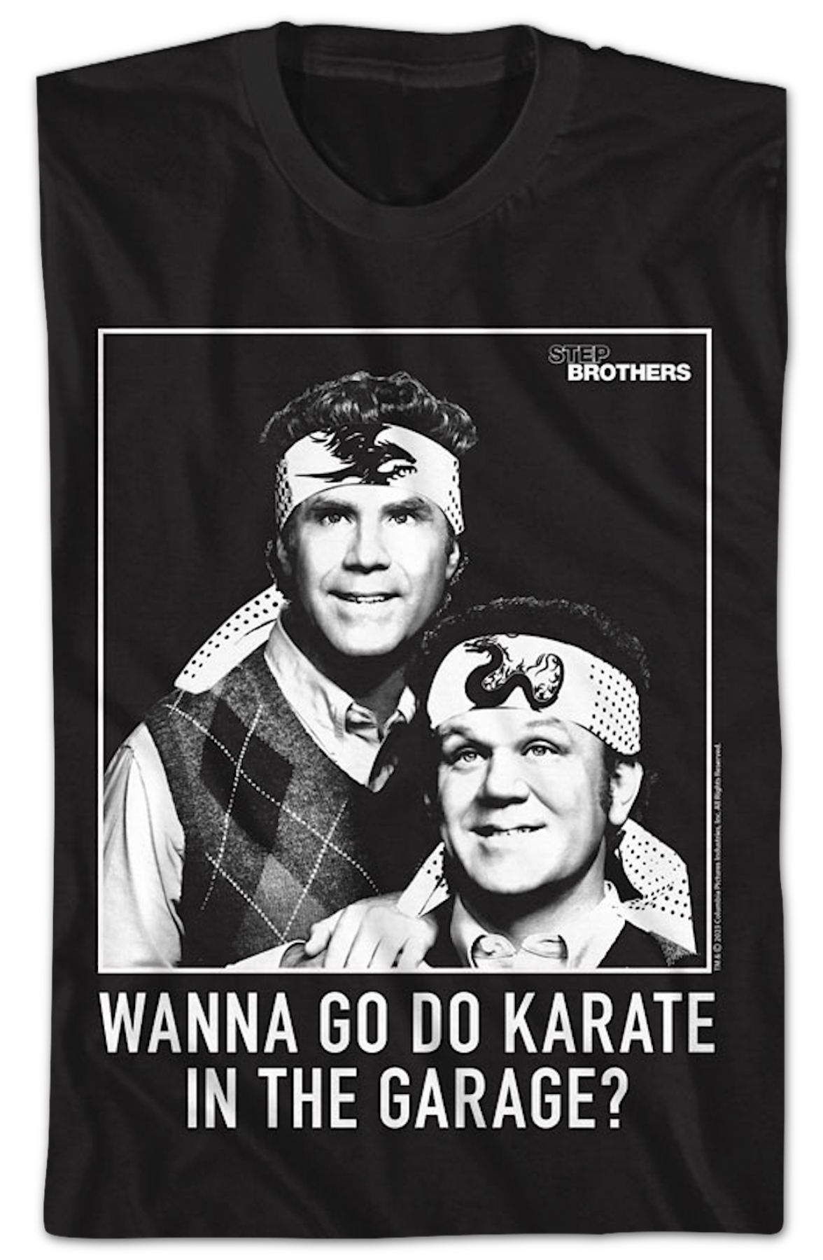 Wanna Go Do Karate In The Garage Step Brothers T-Shirt product image 2