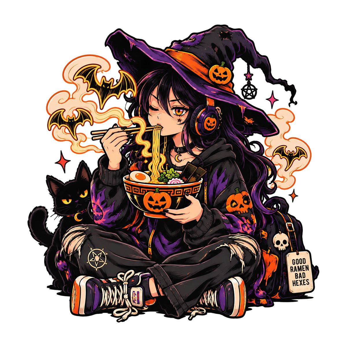 Witch Eating Ramen product image 3