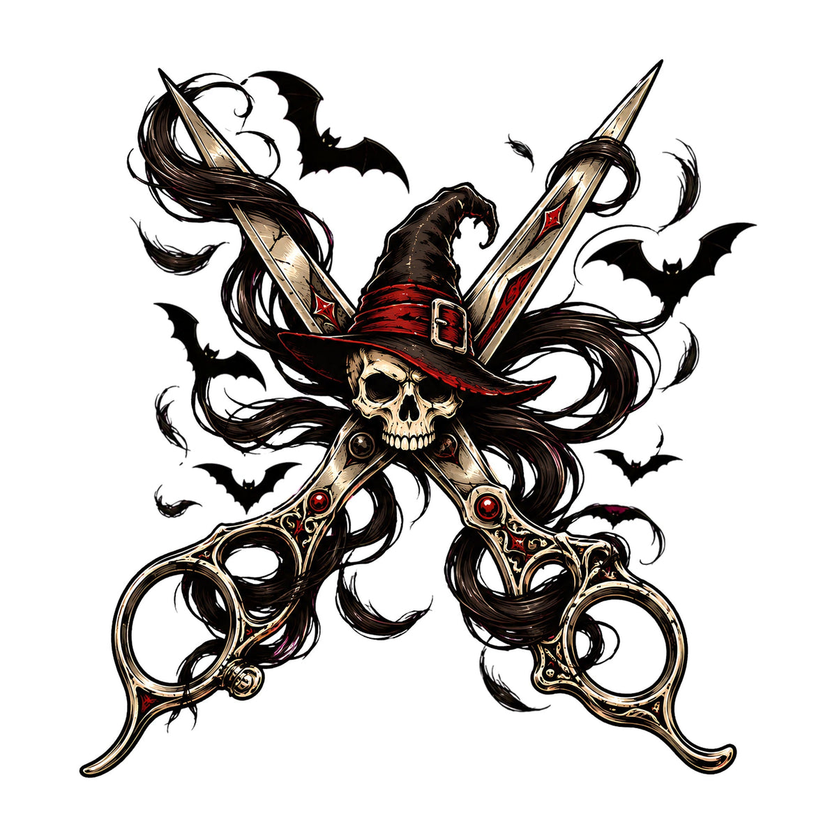 Witch Scissors Skull product image 3