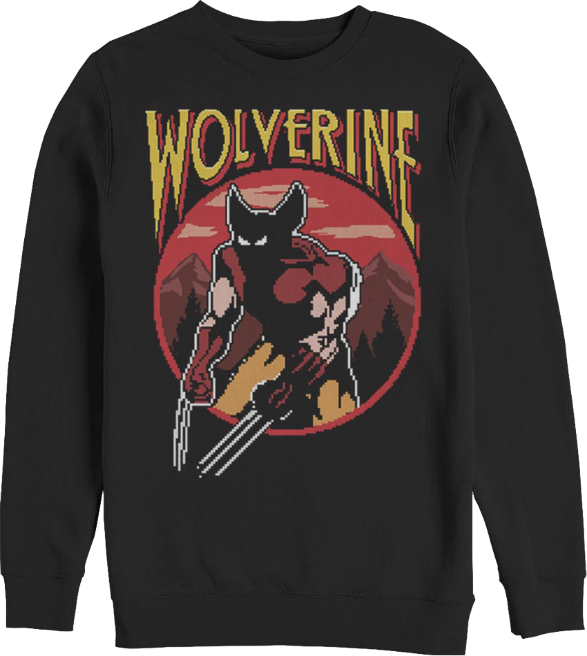 Wolverine Start Screen Marvel Comics Sweatshirt product image 1