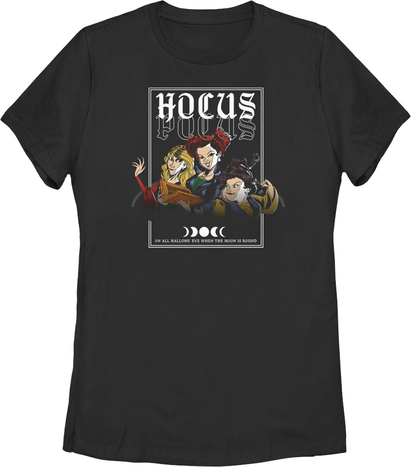 Womens All Hallows Eve Hocus Pocus Shirt product image 1