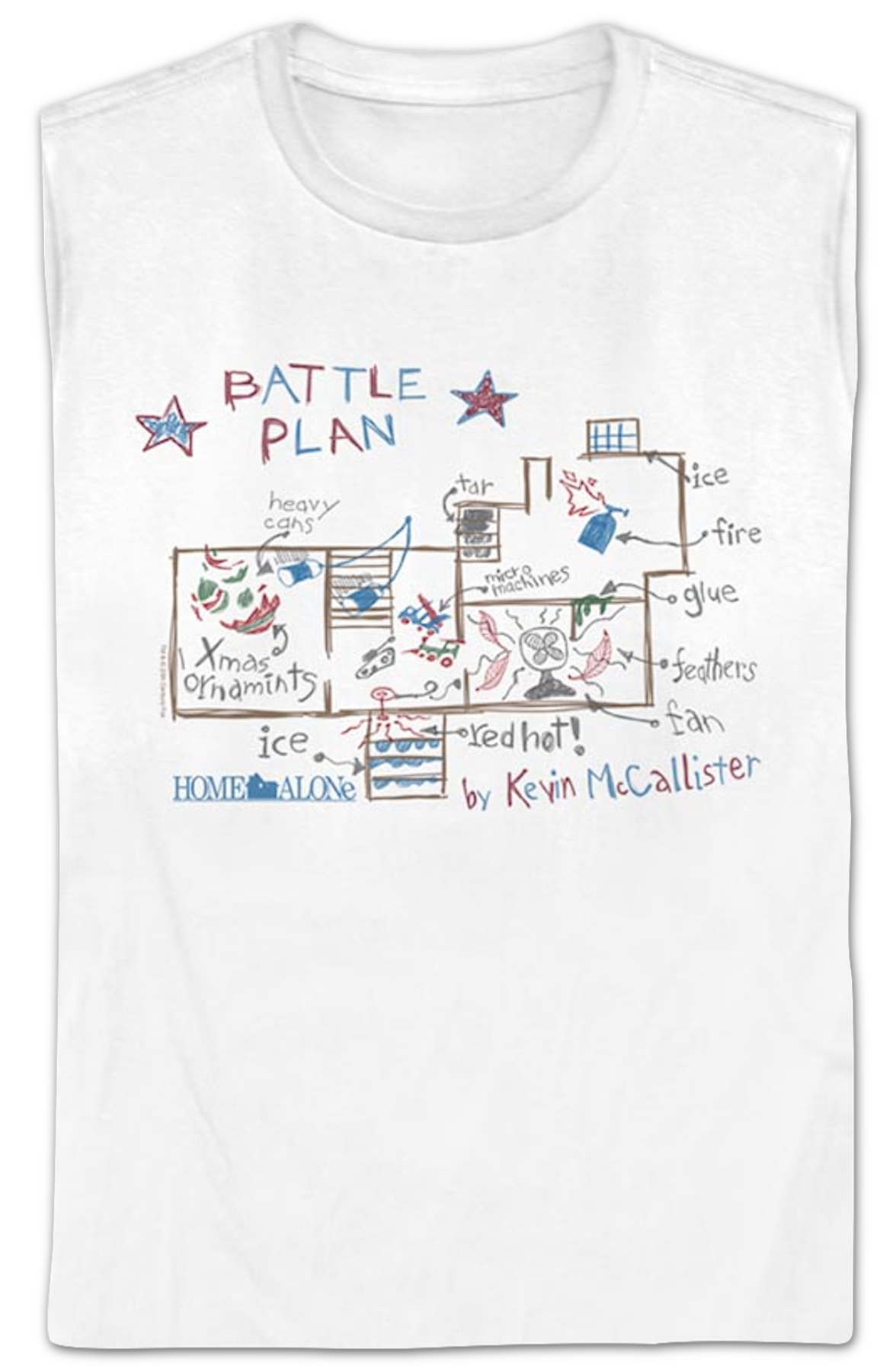 Womens Battle Plan Home Alone Shirt product image 2