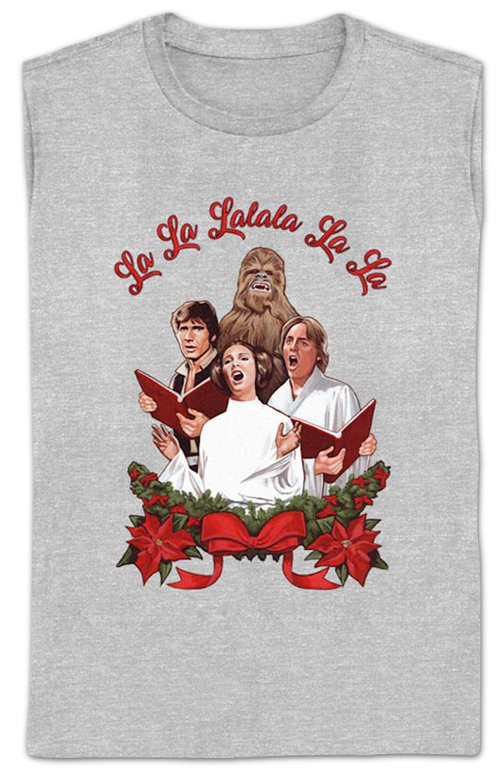 Womens Christmas Carolers Star Wars Shirt product image 2