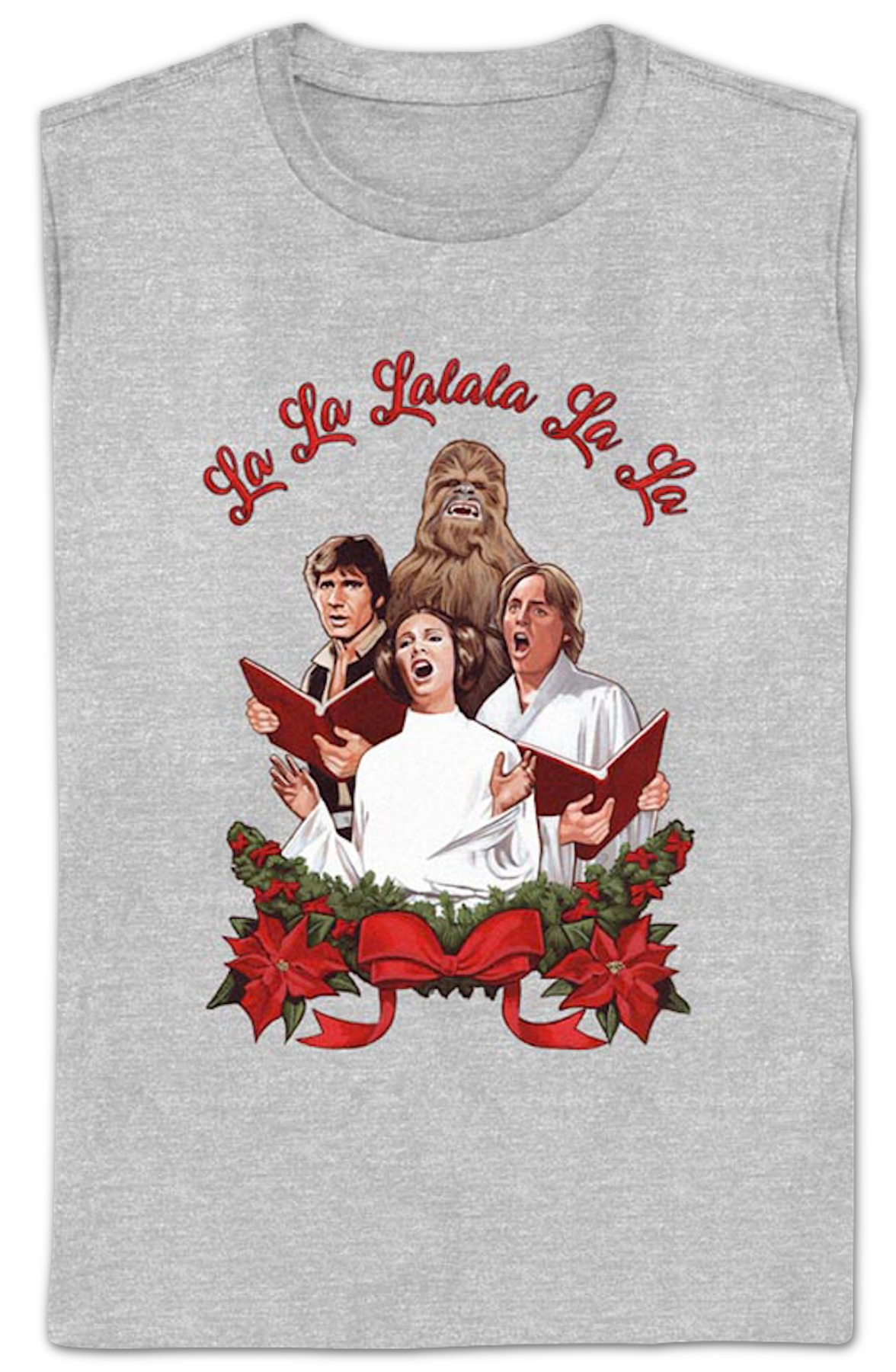 Womens Christmas Carolers Star Wars Shirt product image 2