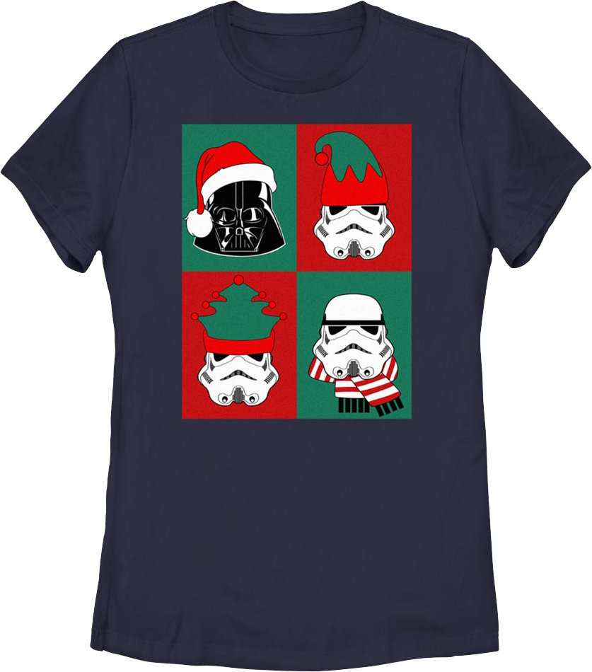 Womens Darth Vader & Stormtroopers Christmas Collage Star product image 1