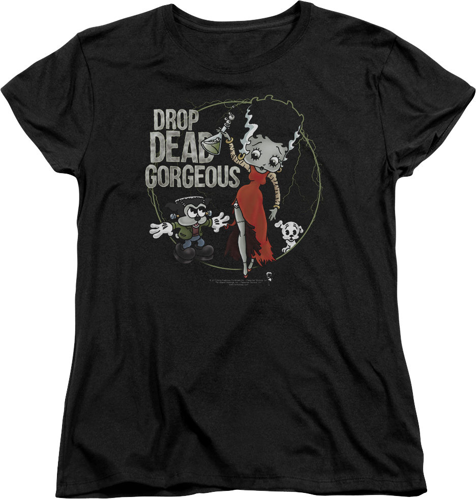 Womens Drop Dead Gorgeous Betty Boop Shirt product image 1