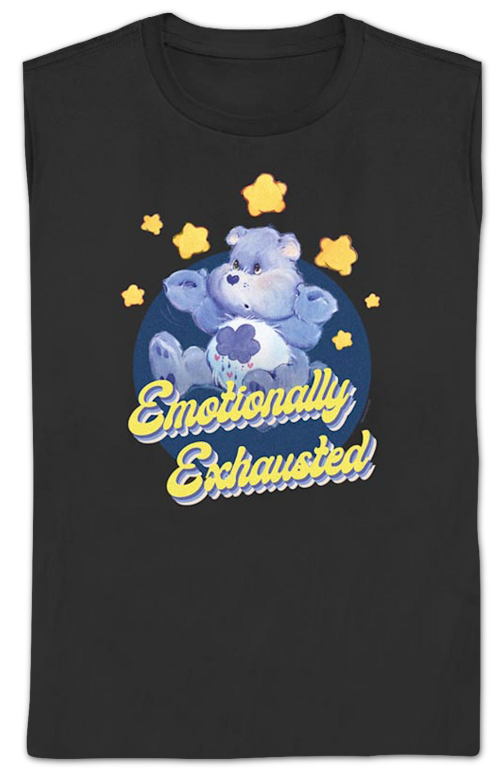 Womens Emotionally Exhausted Care Bears Shirt product image 2