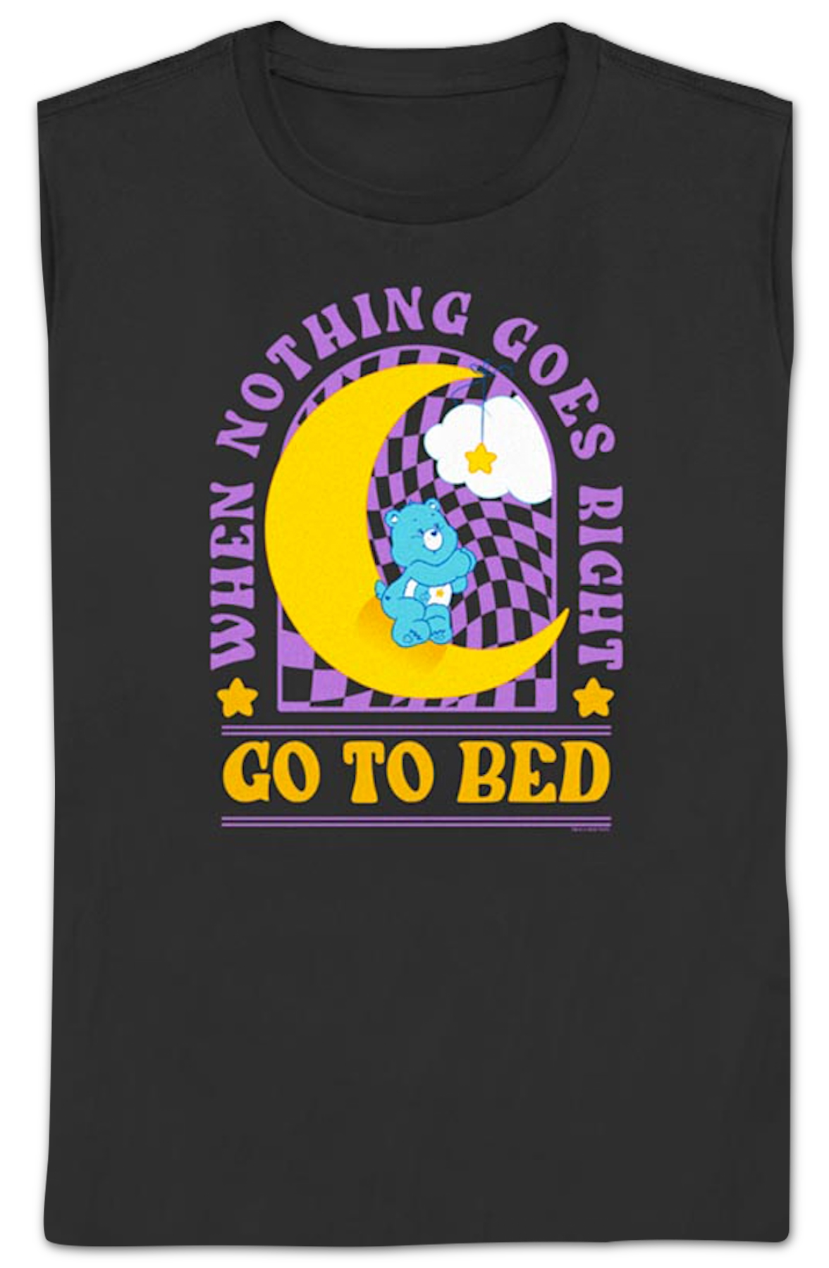 Womens Go To Bed Care Bears Shirt product image 2