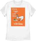 Womens Green Eggs And Ham Cover Dr. Seuss Shirt product image 1