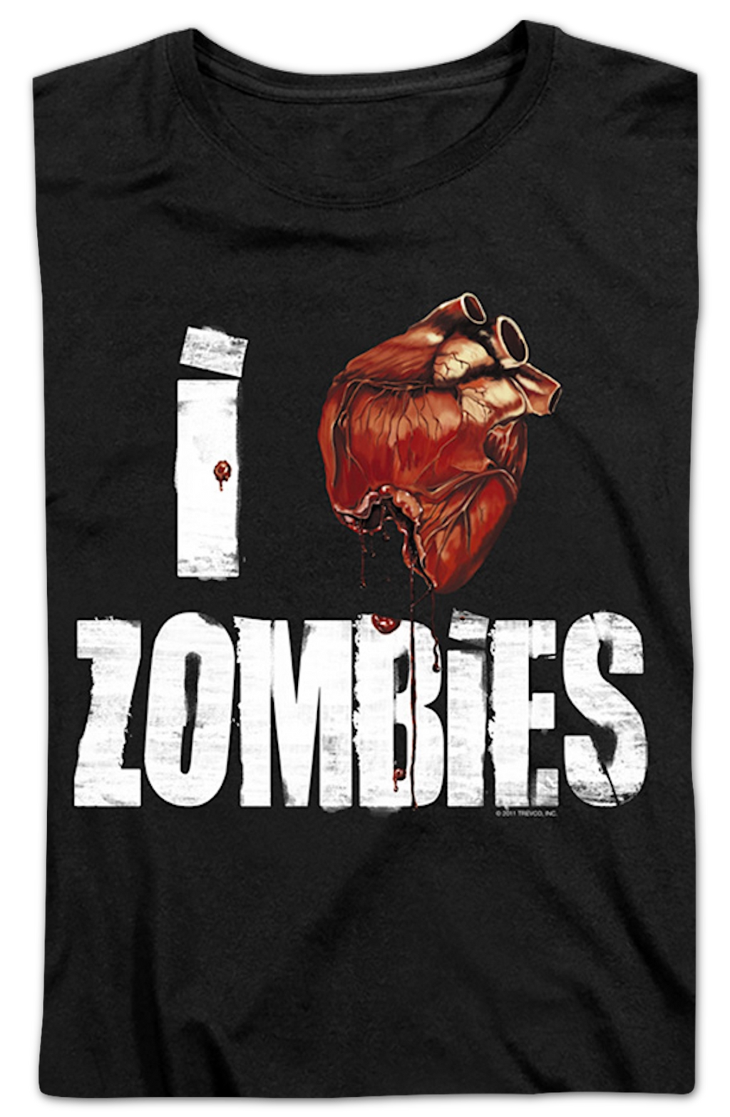 Womens I Love Zombies Shirt product image 2