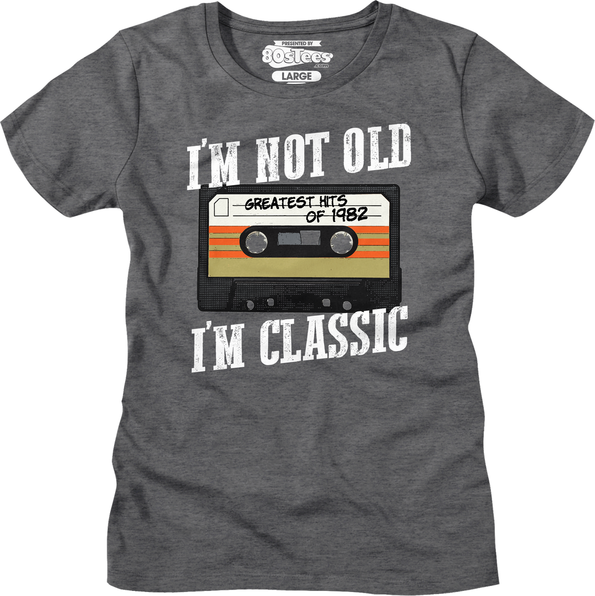 Womens I'm Not Old I'm Classic Greatest Hits Of 1982 Shirt product image 1