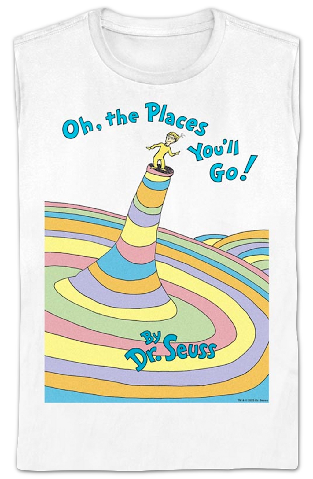 Womens Oh, The Places You'll Go Cover Dr. Seuss Shirt product image 2