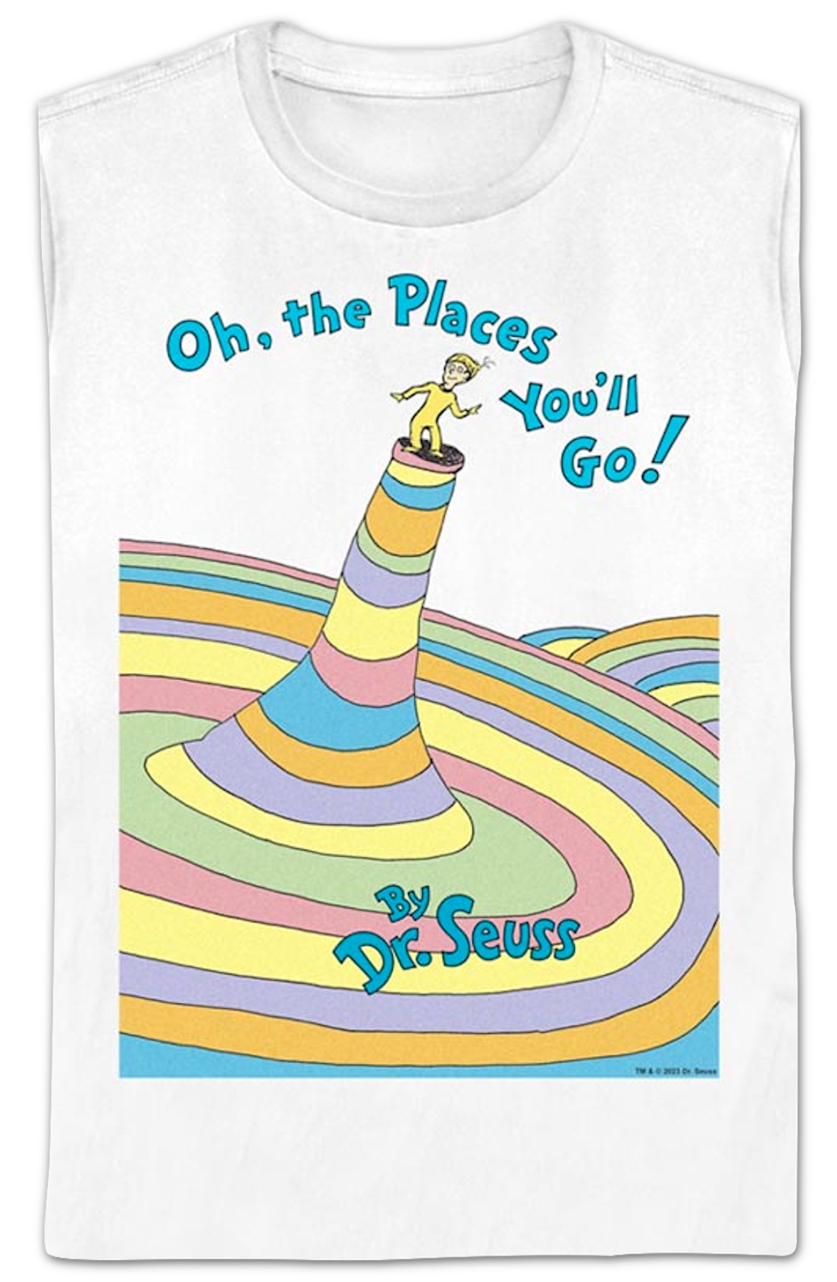 Womens Oh, The Places You'll Go Cover Dr. Seuss Shirt product image 2
