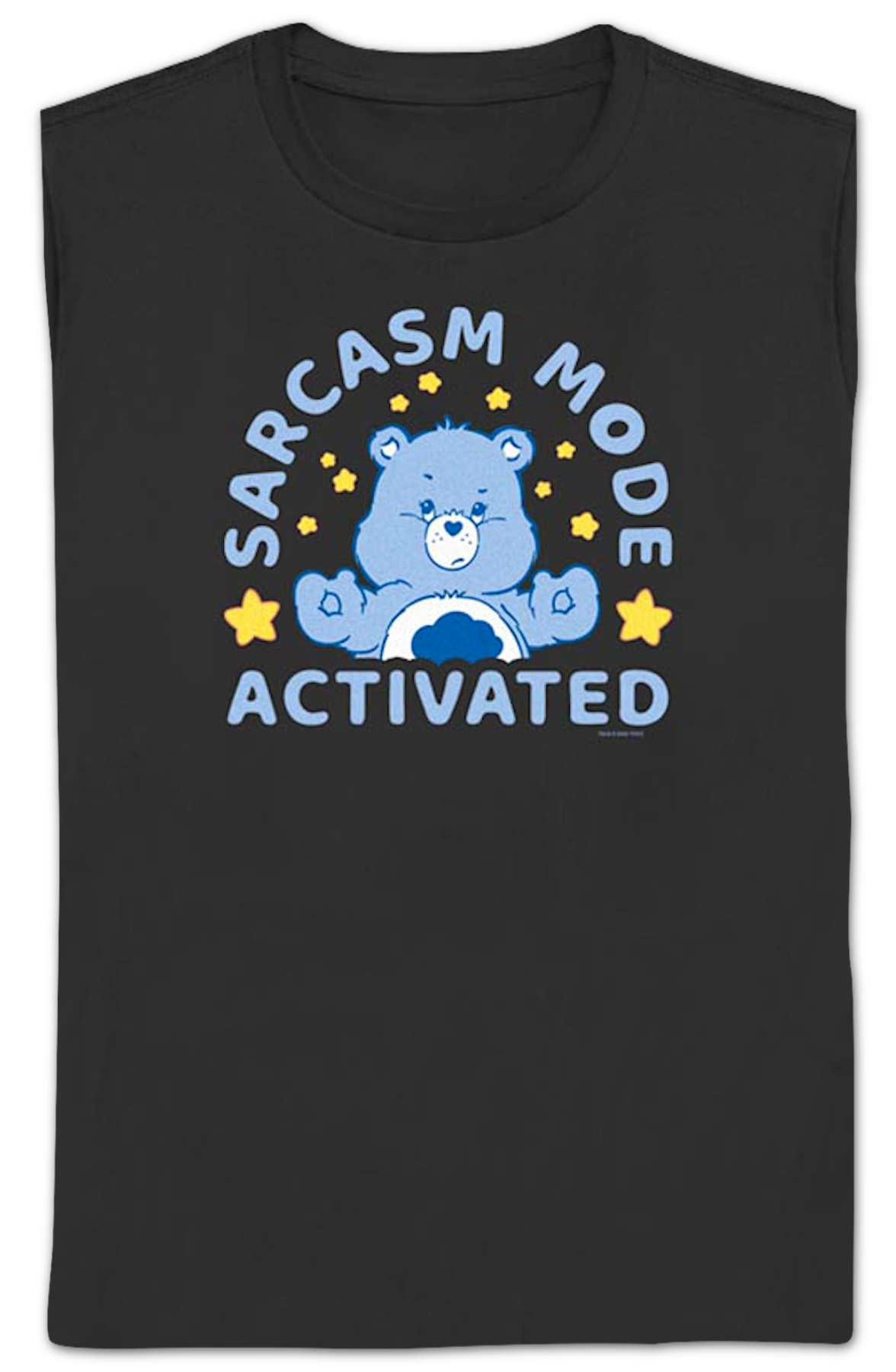 Womens Sarcasm Mode Activated Care Bears Shirt product image 2