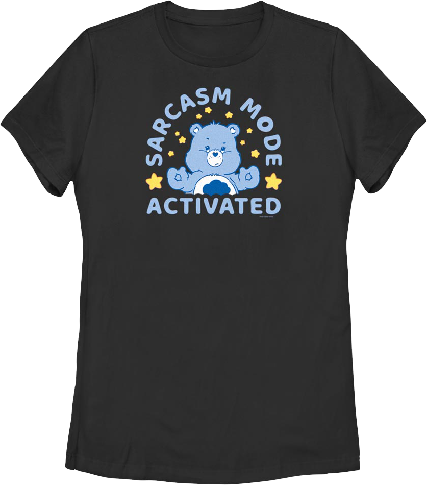 Womens Sarcasm Mode Activated Care Bears Shirt product image 1