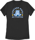 Womens Sarcasm Mode Activated Care Bears Shirt product image 1