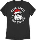 Womens Stormtrooper Dear Santa, I Can Explain Star Wars product image 1