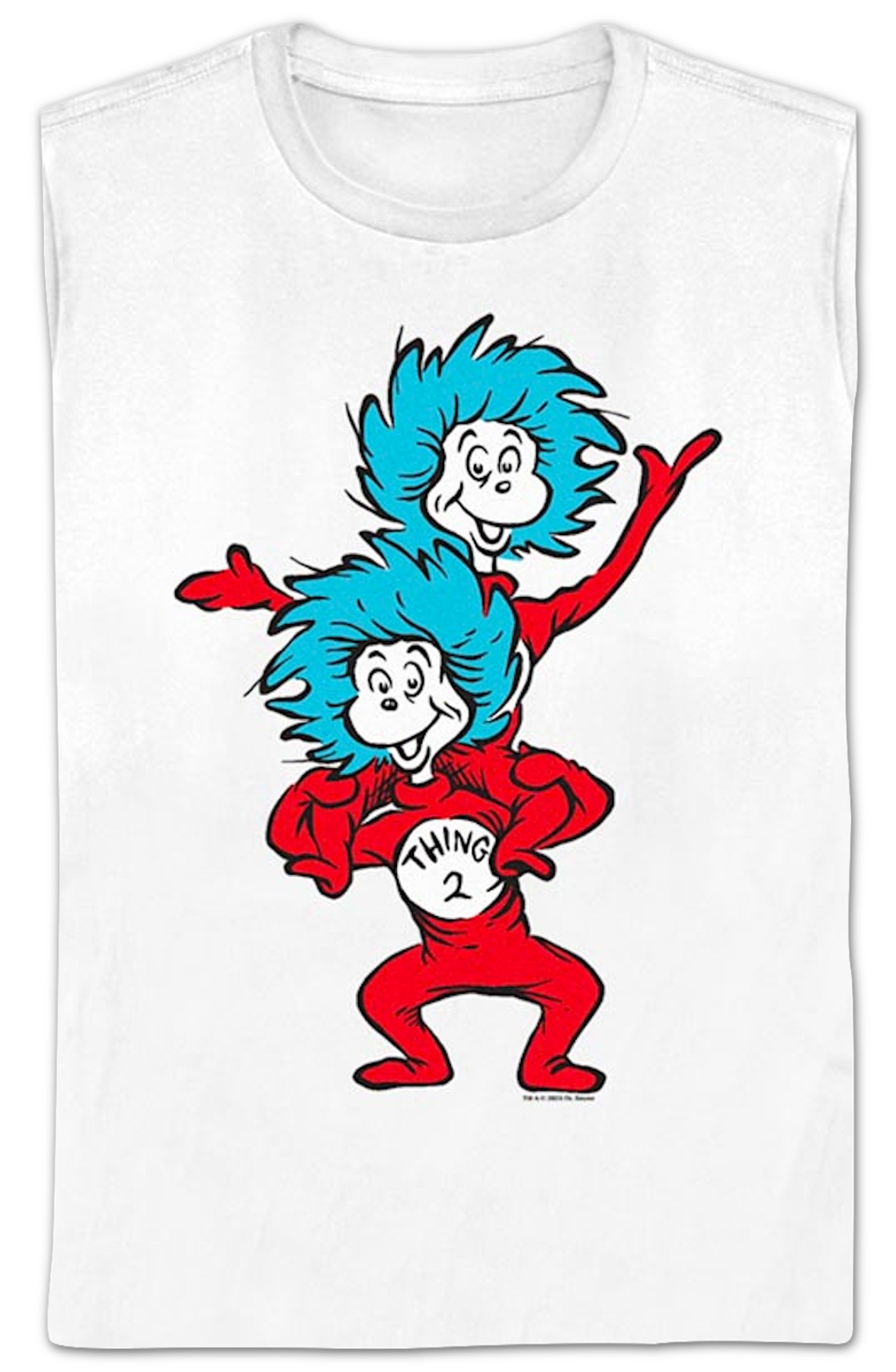 Womens Thing One & Two Dr. Seuss Shirt product image 2