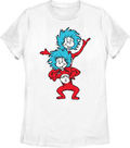 Womens Thing One & Two Dr. Seuss Shirt product image 1