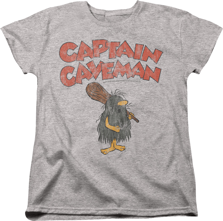 Womens Vintage Captain Caveman Shirt product image 1