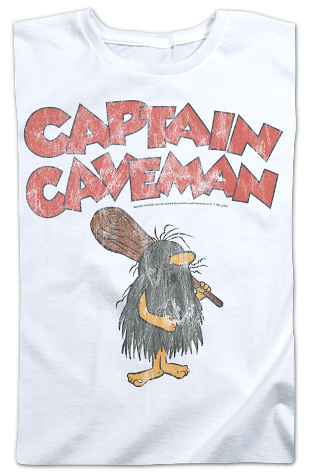 Womens Vintage White Captain Caveman Shirt product image 2