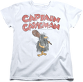 Womens Vintage White Captain Caveman Shirt product image 1
