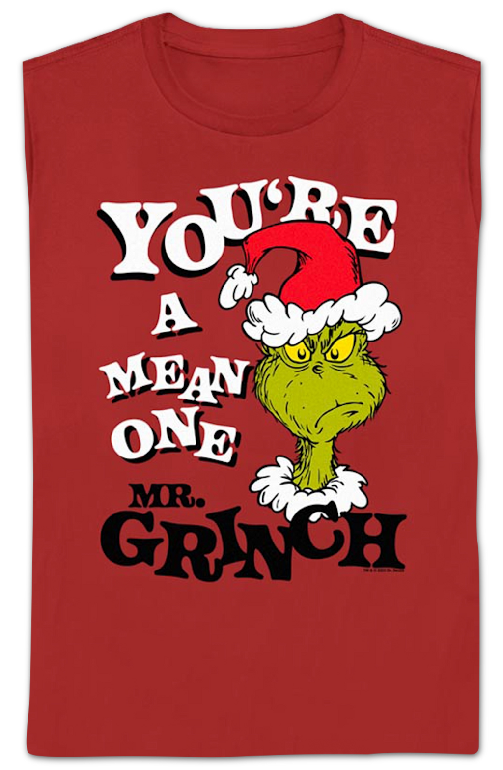 Womens You're A Mean One Mr. Grinch Dr. Seuss Shirt product image 2