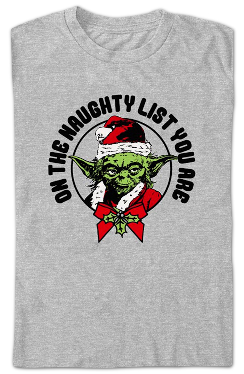 Yoda On The Naughty List You Are Star Wars T-Shirt product image 2