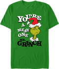 You're A Mean One Mr. Grinch Dr. Seuss T-Shirt product image 1