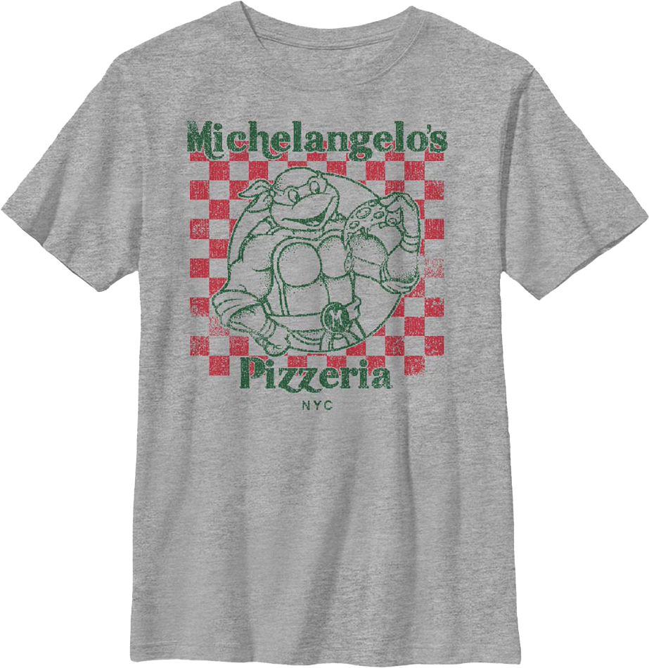 Boys Youth Michelangelo's Pizzeria Teenage Mutant Ninja product image 1