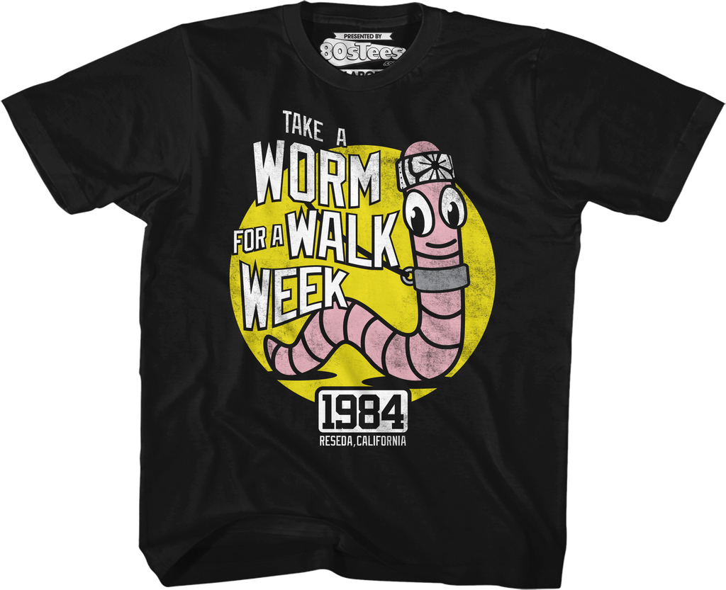 Youth Take A Worm For A Walk Week Karate Kid Shirt product image 1
